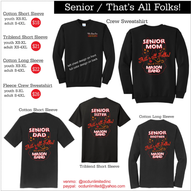 Senior Shirts